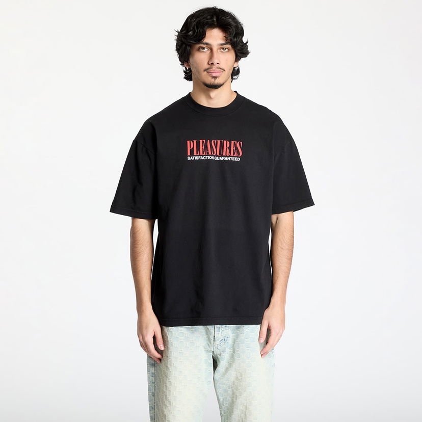 Majica Pleasures Pleasures Satisfaction T-Shirt Črna | P25SP052 BLACK