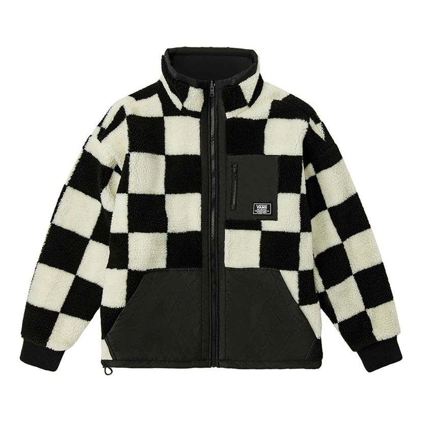 Bomber jakna Vans Vans Reversible Checkerboard Sherpa Jacket Večbarvna | VN0A5F6U7DR
