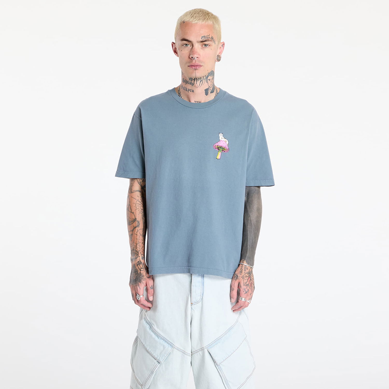 Majica RIPNDIP RIPNDIP Psychedelic T-Shirt Modra | RNDSUM25150, 0