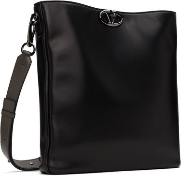 Torba za čez ramo Valentino Valentino Garavani VLogo 'The Bold Edition' Flat Shoulder Bag Črna | 5Y0B0C95XSK, 1