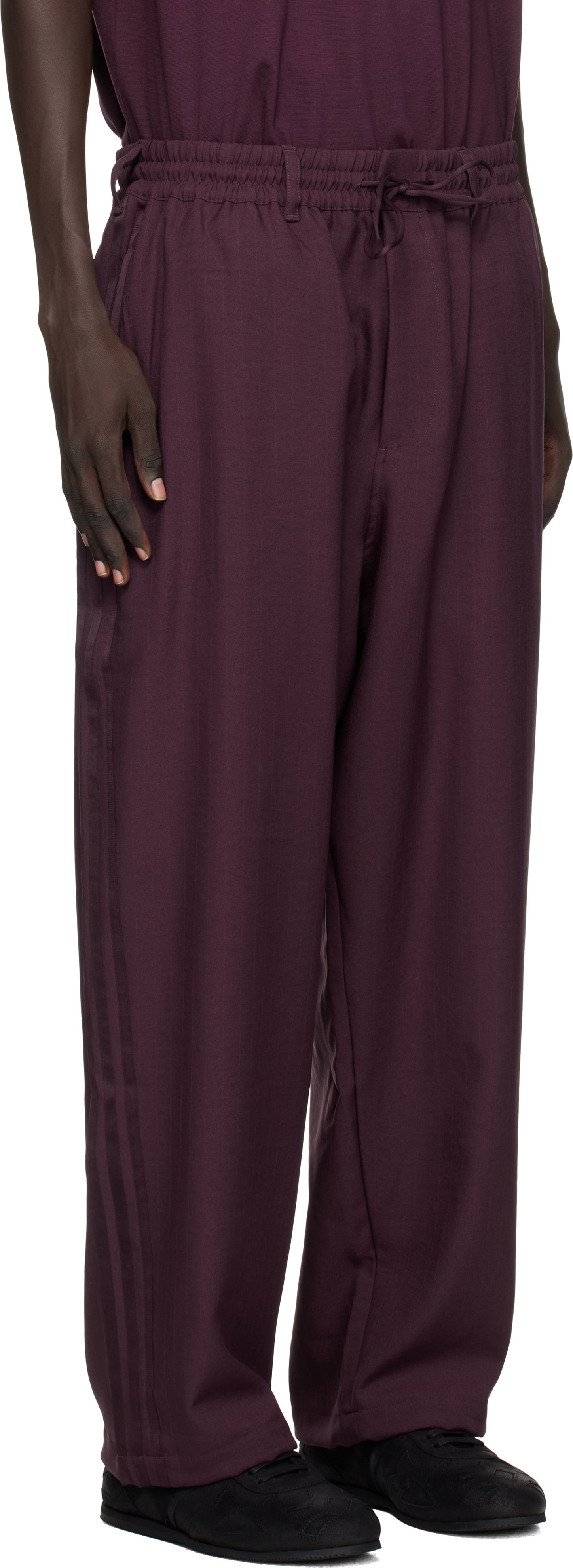 Trenirka Y-3 Y-3 Sport Uniform Track Pants Bordo | KA9531, 1