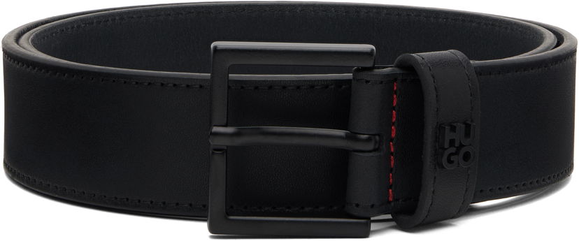 Pasovi BOSS HUGO Logo Hardware Belt Črna | 50522495
