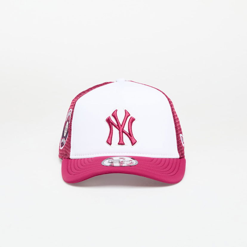 Kapa New Era New Era New York Yankees MLB 9FORTY World Series E-Frame Trucker Adjustable Cap Roza | 60667460