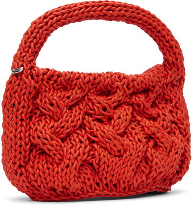 Torbica JW Anderson JW Anderson Small Cable Knit Bag Črna | HB0712-LA0365, 4