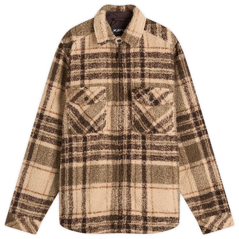Srajce KAVU McCord Creek Fleece Overshirt Rjava | 5260-1055