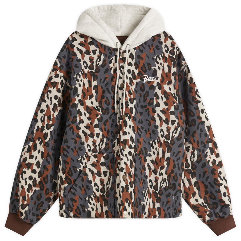 Pulover Patta Patta City Leopard Reversible Bomber Jacket Večbarvna | POC-SS25-4000-348-0004-084