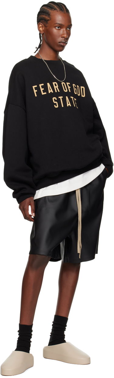 Pulover Fear of God Designer Crewneck Sweatshirt Črna | 192BT246260F, 4