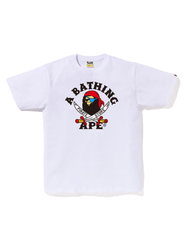Majica BAPE Ape Pirate Tee Bela | 4I72110003