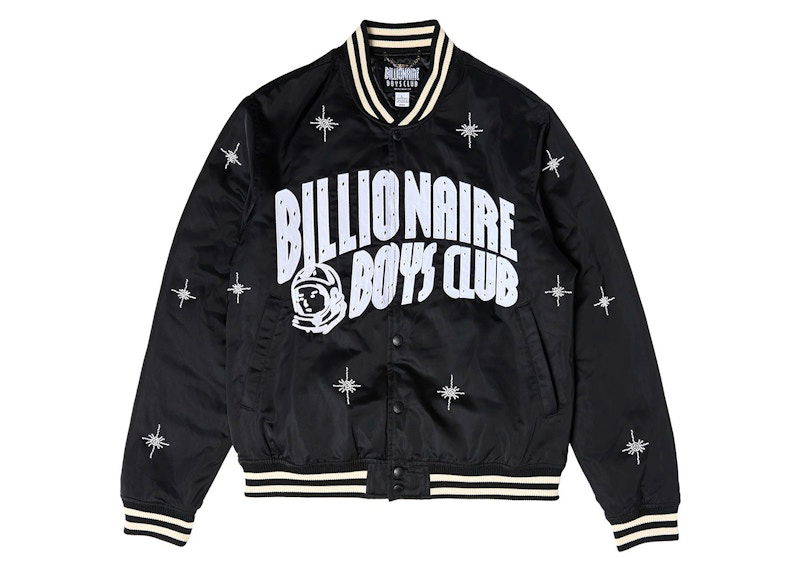 Bomber jakna BILLIONAIRE BOYS CLUB Views Varsity Jacket Črna | 8412401BLK