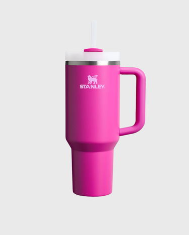 Steklenica za pitje Stanley Quencher H2.0 FlowState Tumbler with Handle and Straw Roza | 10-13230-064, 1
