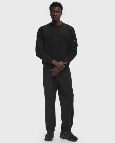 Pulover C.P. Company C.P. Company Diagonal Raised Fleece Crew Neck Lens Sweatshirt XXL Črna | 18CMSS023A005086W-999, 1