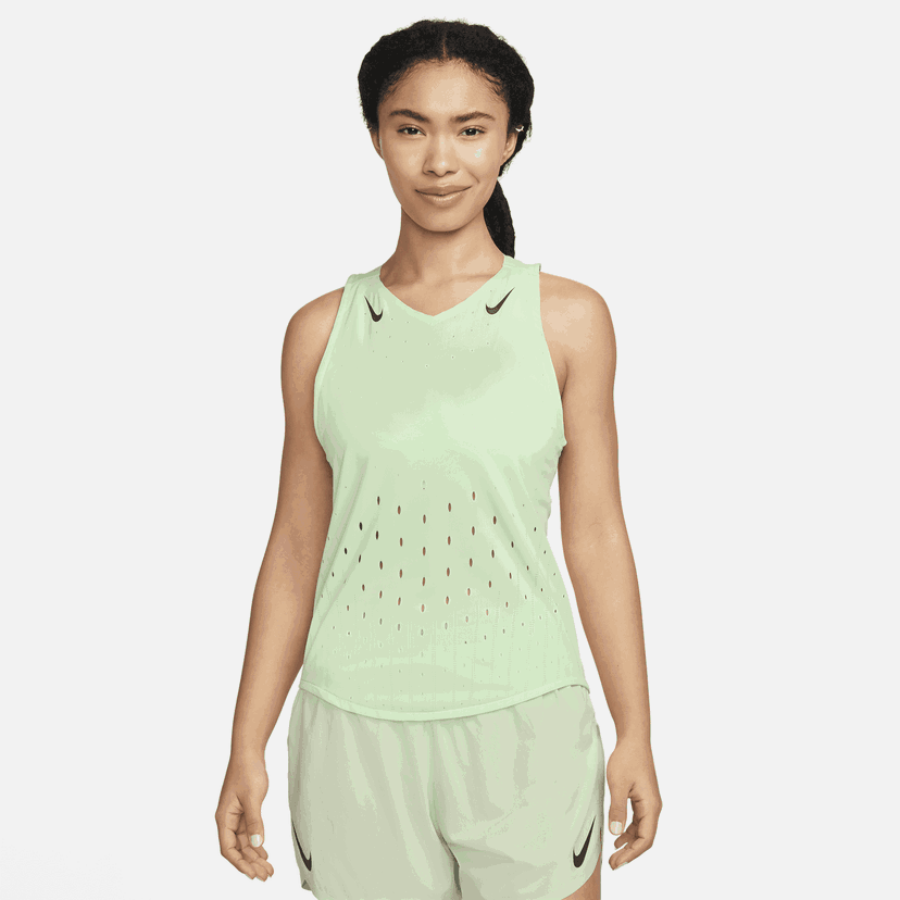 Majica brez rokavov Nike AeroSwift Dri-FIT ADV Zelena | FN2504-376