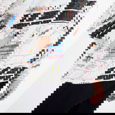 Pulover Pleasures Textbook Hoodie Večbarvna | P25F023-MULTI, 2