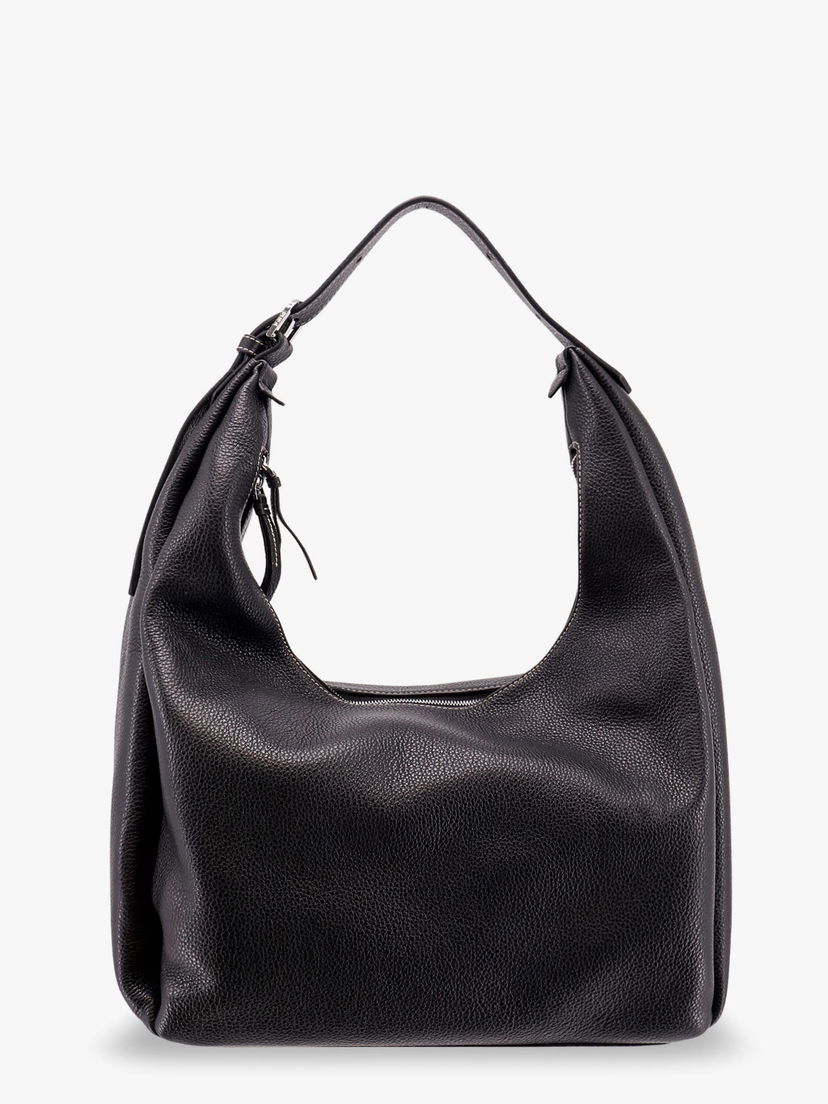 Torbica TOTEME Toteme Black Leather Shoulder Bag Črna | 2339106613200
