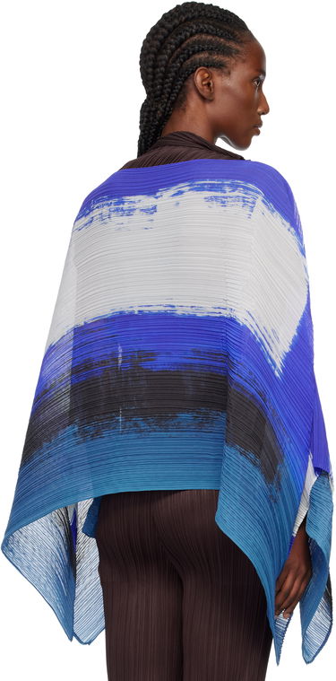 Majica Pleats Please Issey Miyake PLEATS PLEASE ISSEY MIYAKE Jump Madame-T Pleated Abstract Print Top Večbarvna | PP59AD121, 2