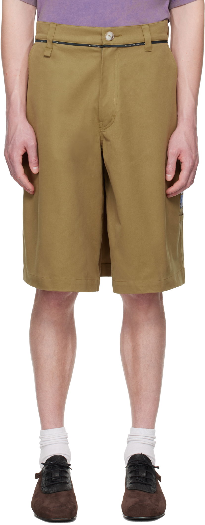 Kratke hlače Martine Rose Martine Rose Twisted Skate Shorts Rjava | 841WP02707