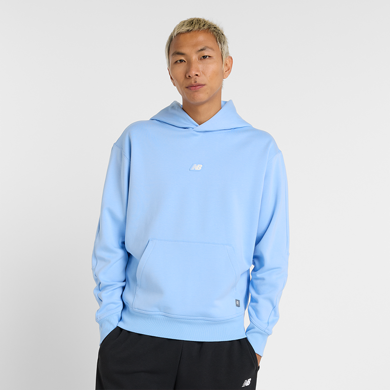 Pulover New Balance Men's Hoodie Modra | NBMT44583ELE