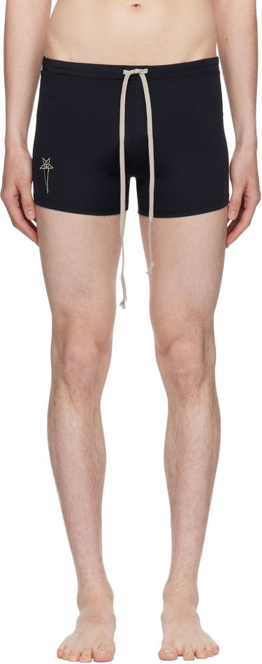 Kopalke Rick Owens Rick Owens Champion Edition Jersey Swim Shorts Črna | CM01E1691 CHJMW SWIM JERSEY, 0