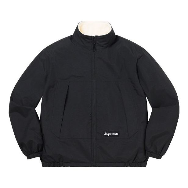Vetrovka Supreme Reversible Lined Jacket Črna | SUP-SS22-713