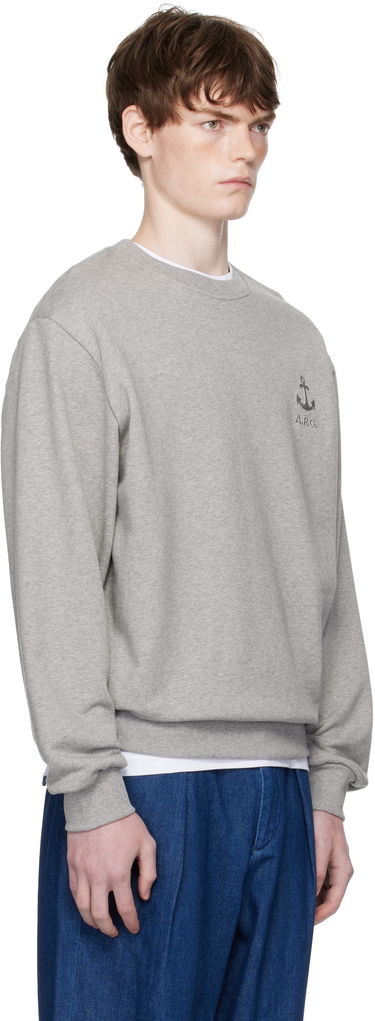 Pulover A.P.C. A.P.C. James Sweatshirt Mornarica | COHBY-H27983, 4