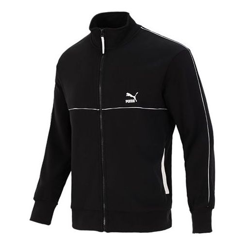 Jakna Puma Running Training Stand Collar Logo Jacket Črna | 531706-51