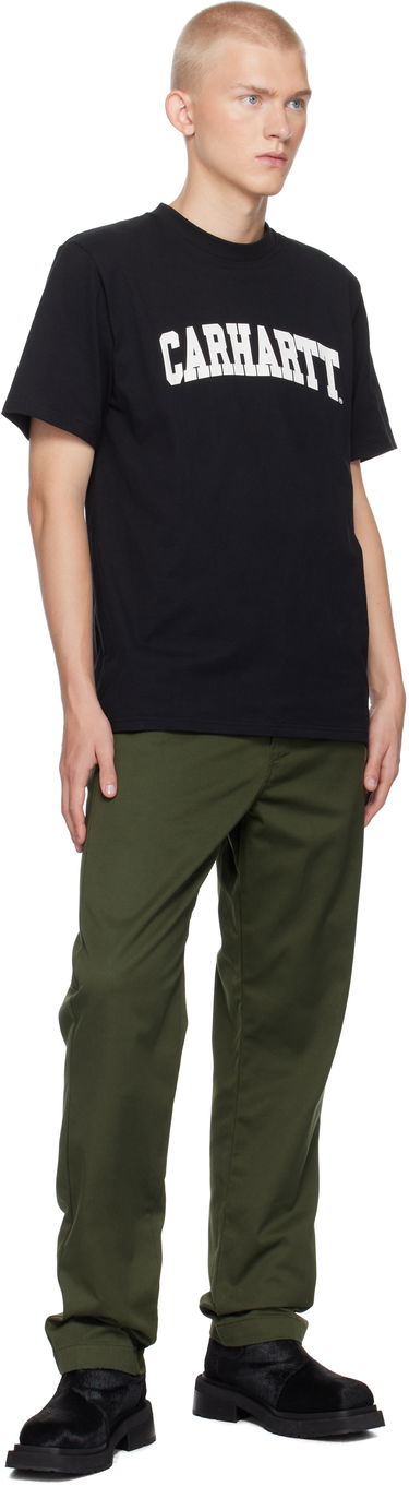 Majica Carhartt WIP Black University T-Shirt Črna | I034851, 3