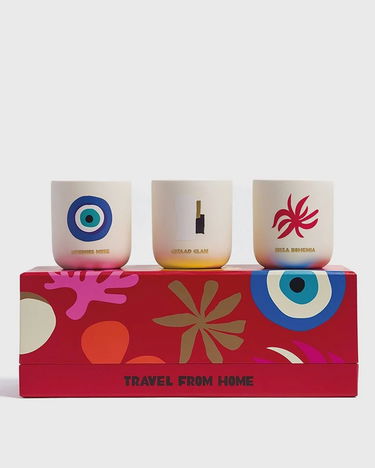 Sveče ASSOULINE Travel From Home Mini Scented Candle Set Večbarvna | 882664008116, 0