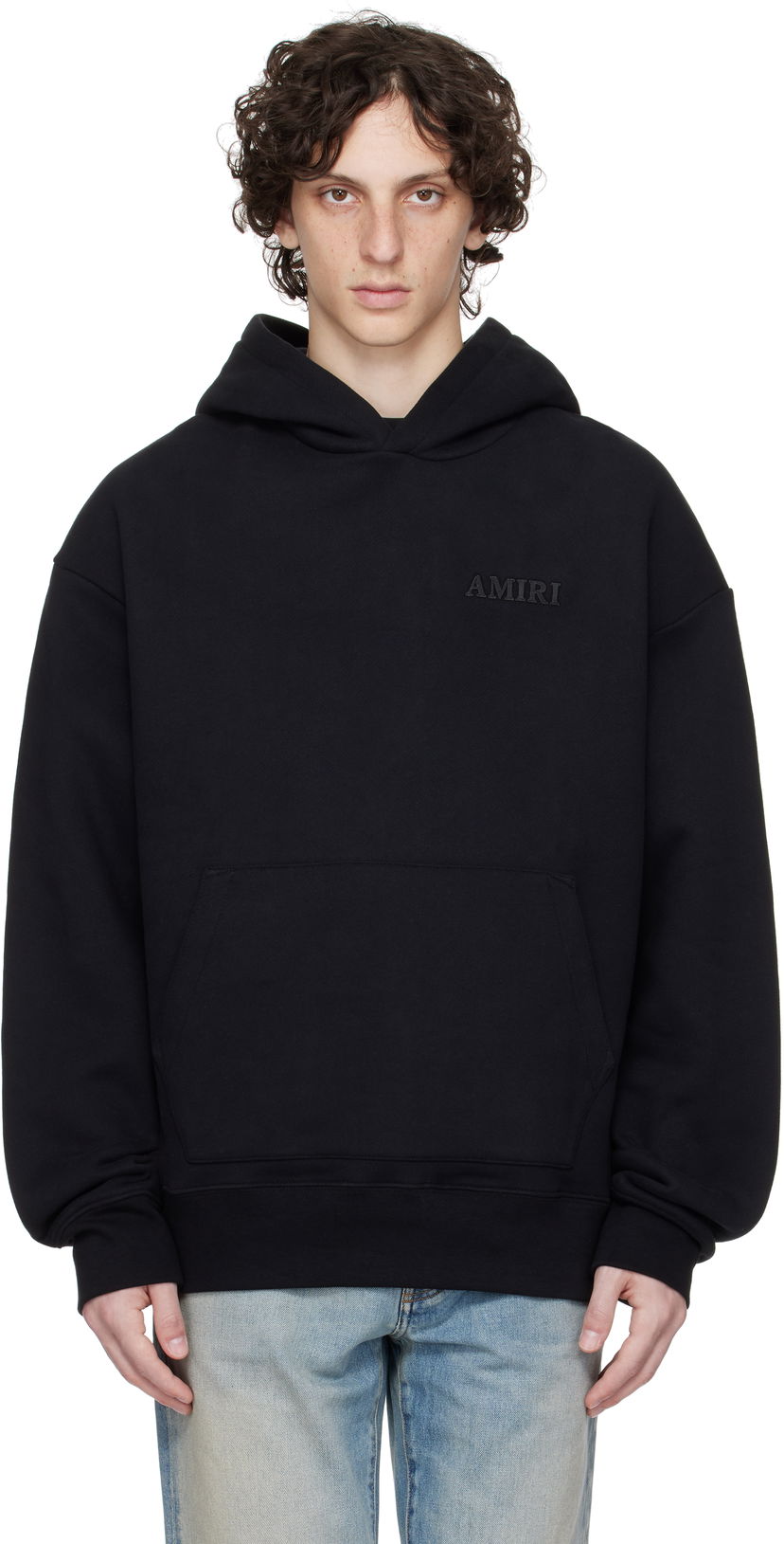 Pulover AMIRI Amiri Oversized Hoodie Črna | AMJYHD1042