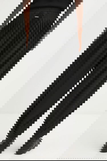 Hlače ADER ERROR Pleated Wide-Leg Slacks Črna | BO01FWSA0206BK, 2