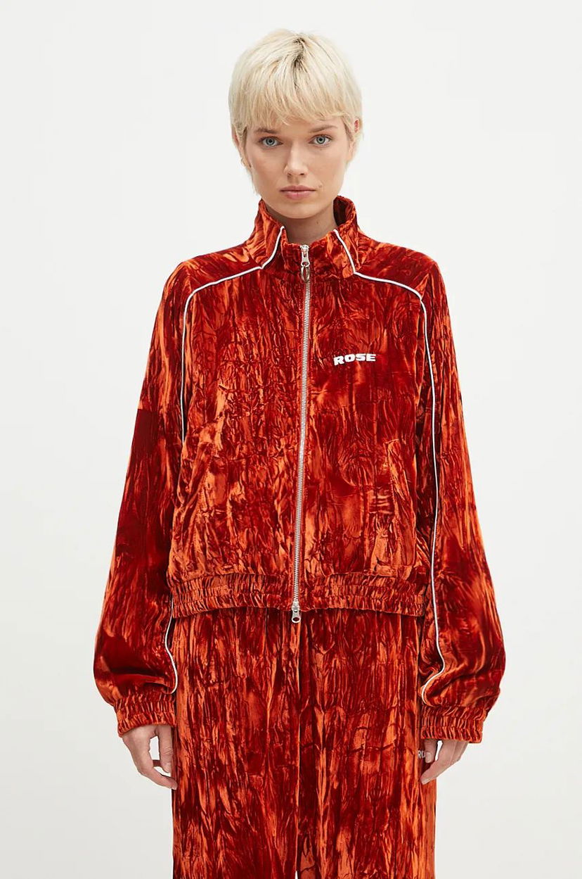 Pulover Martine Rose Shrunken Track Jacket Rdeča | 164WF04202