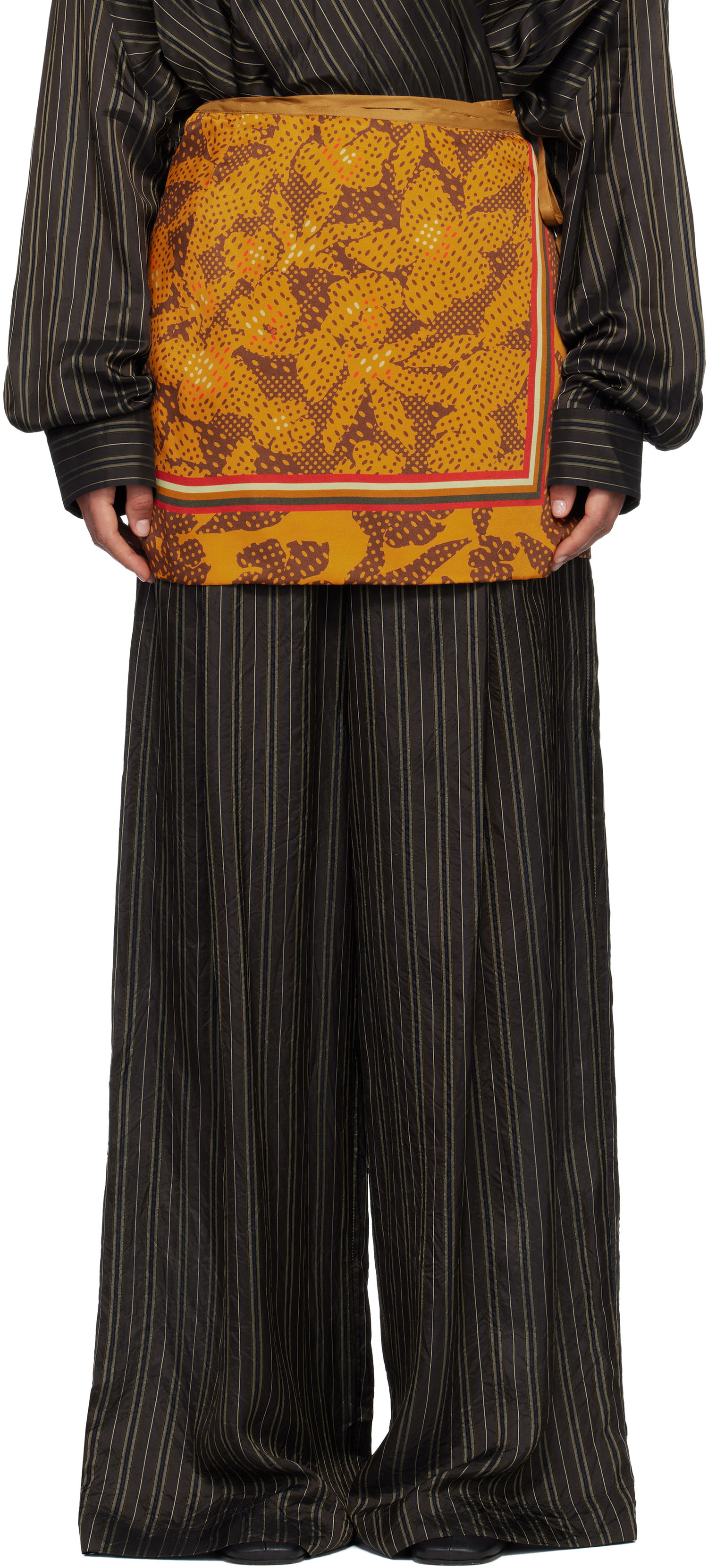 Krila Dries Van Noten Dries Van Noten Printed Wrap Miniskirt Večbarvna | 252-010605-2212, 0