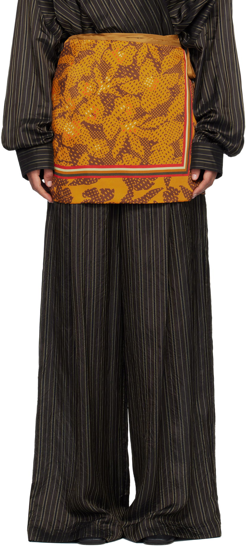 Krila Dries Van Noten Dries Van Noten Printed Wrap Miniskirt Večbarvna | 252-010605-2212