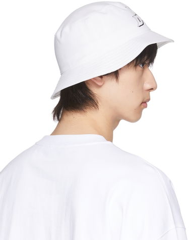 Klobuk We11done We11done Basic Logo Bucket Hat Bela | WD-AH1-22-407-U-WH, 2