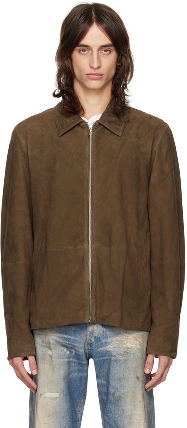 Jakna rag & bone Rag & Bone Melrose Suede Jacket Rjava | MBW24F2022SUML, 0