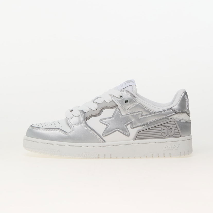 Superge in čevlji BAPE A BATHING APE Bape Sk8 Sta 4 L White Kovinski | 001FWK302311LWHT