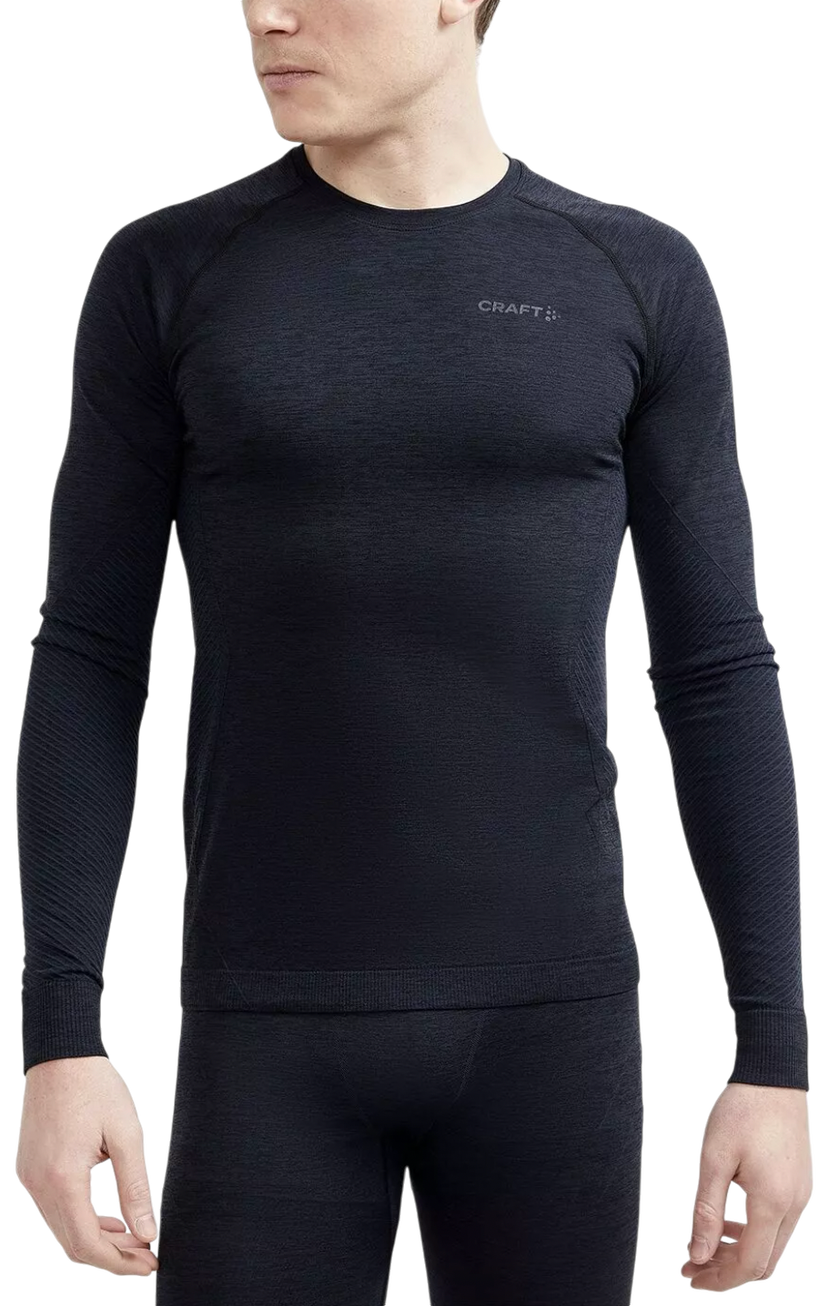Bodi Craft Men's Active Core Dry Base Layer Top Črna | 1911157-999000