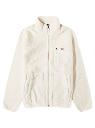 Jakna Dickies Mount Hope Sherpa Fleece Whitecap Bela | DK0A4YEEF901
