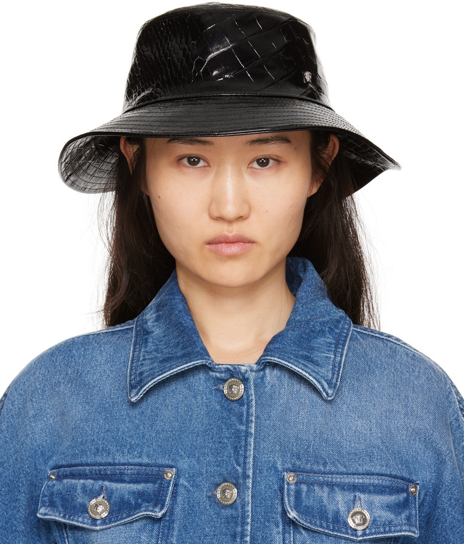 Klobuk Versace Croc Bucket Mornarica | 1012594_1A09251, 0