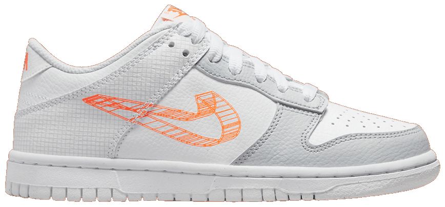 Superge in čevlji Nike Dunk Low SE "3D Swoosh" GS Siva | DR0171-100, 1