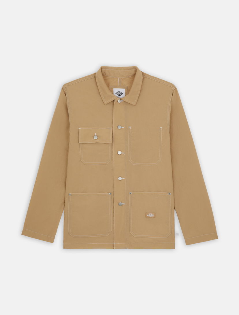 Jakna Dickies Textured Nylon Work Jacket Bež | 0A4Z2B