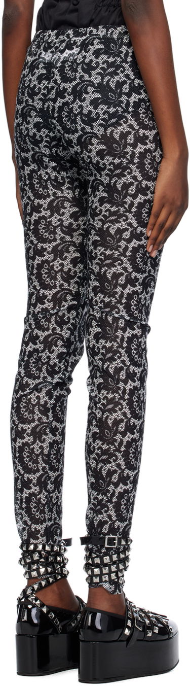 Pajkice Comme des Garçons Comme Des Garçons Printed Leggings Črna | TL-T026-051, 2