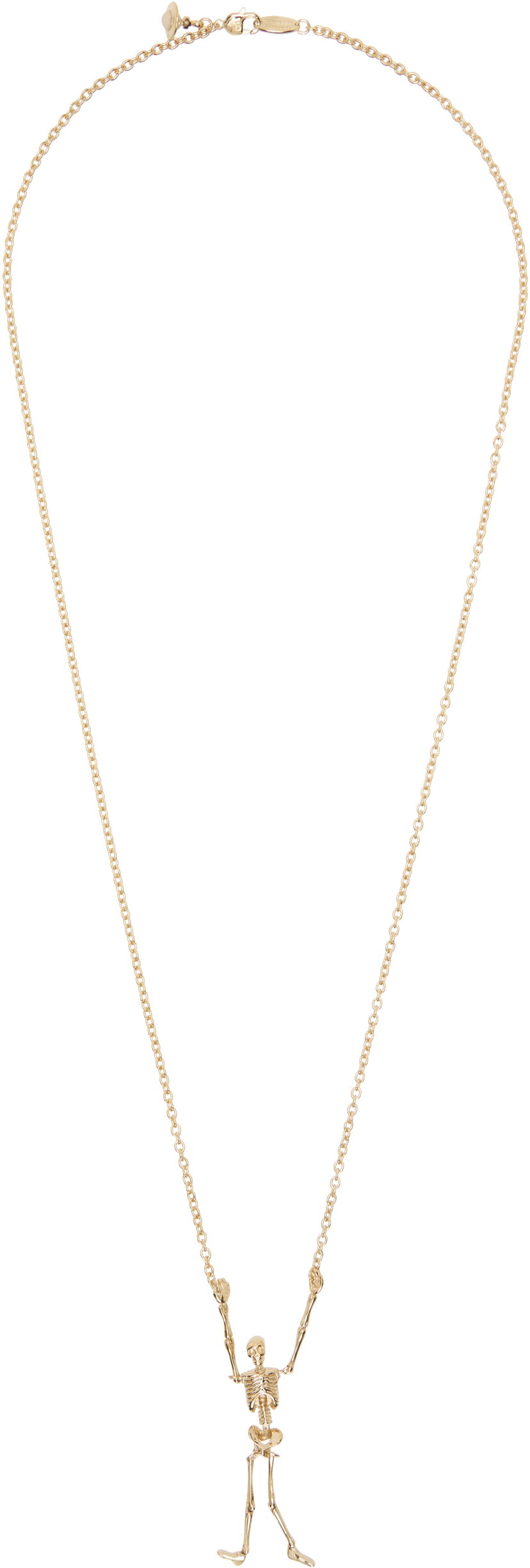 Ogrlica Vivienne Westwood Vivienne Westwood Skeleton Long Necklace Rumena | 6301012Y-02R445-