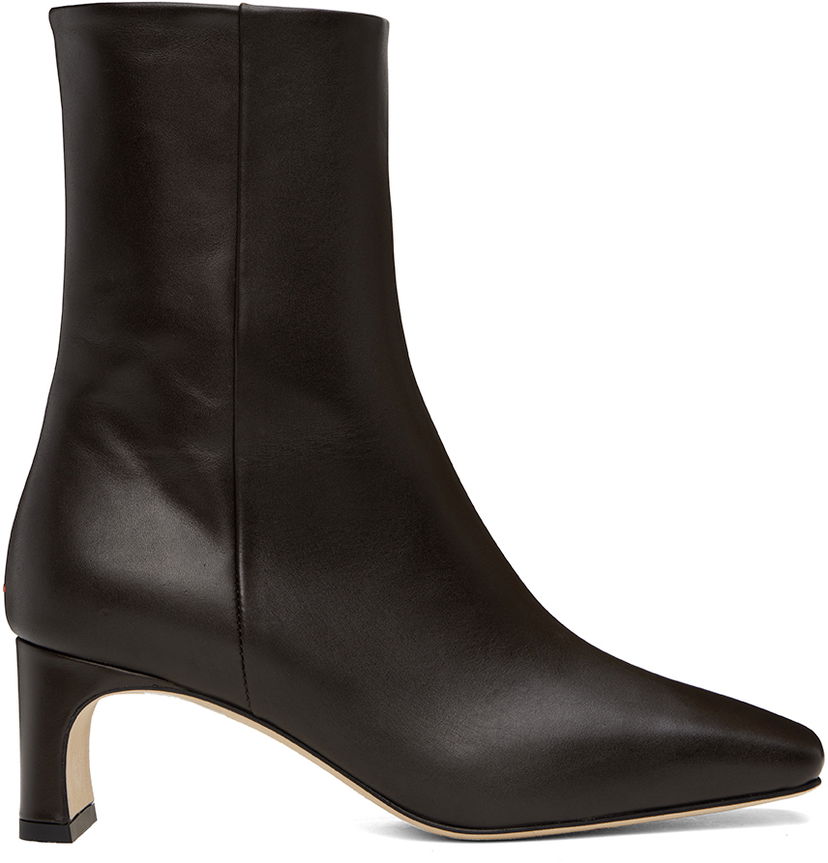 Oblačila Aeyde Aeyde Tabitha Ankle Boots Črna | A11-AB-GRDS55TB105-FW24-953-001