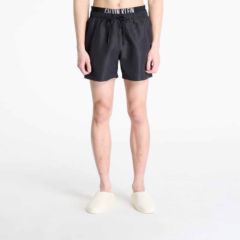 Kopalke CALVIN KLEIN Calvin Klein Jeans Medium Double Wb Boardshorts Črna | KM0KM01093 BEH