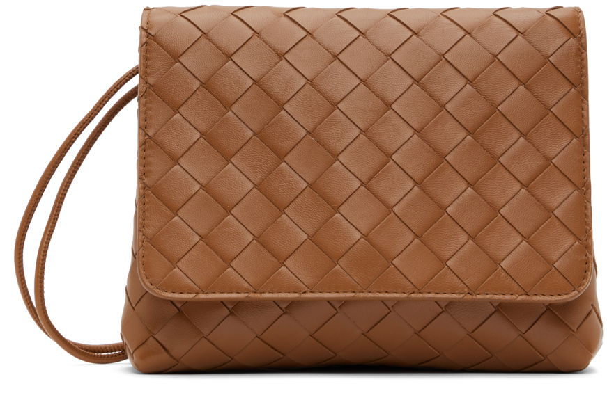 Torbica Bottega Veneta Mini Intrecciato Bag Rjava | 741897 VCPP3, 0