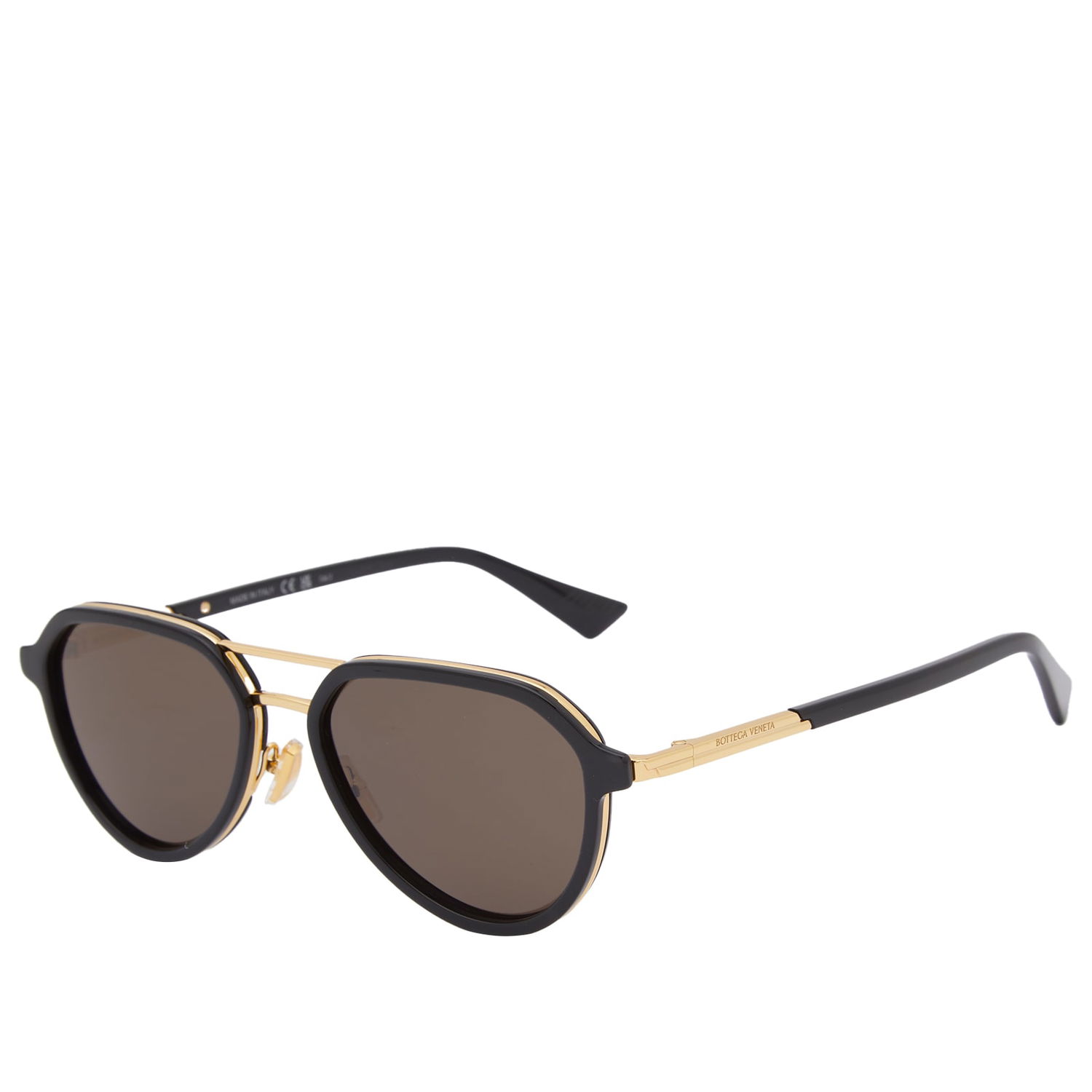 Sončna očala Bottega Veneta Bottega Veneta BV1373S Aviator Sunglasses Črna | BV1373S-001, 0