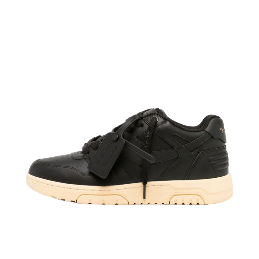 Superge in čevlji Off-White Out Of Office OOO Low Tops Black Gum Črna | OMIA189F23LEA0011010