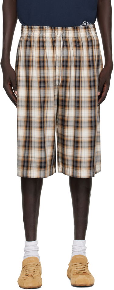 Kratke hlače Acne Studios Acne Studios Check Shorts Večbarvna | CE0071-, 0