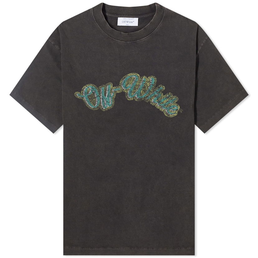 Majica Off-White Bacchus Skate T-Shirt Črna | OMAA120S24JER0131055