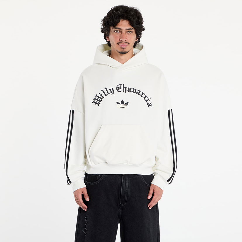Pulover adidas Originals Willy Chavarria Trefoil Hoodie Bela | JW1445